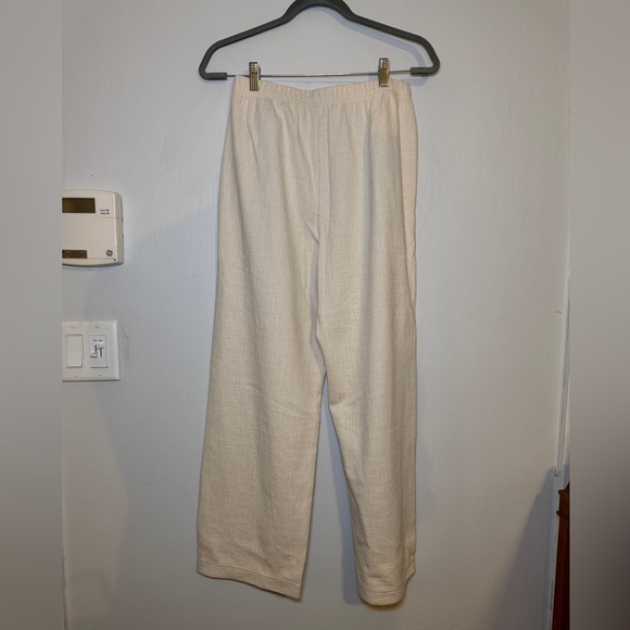 Oak + Fort Elastic Waist Pant - S - Oatmeal - Picture 4 of 6